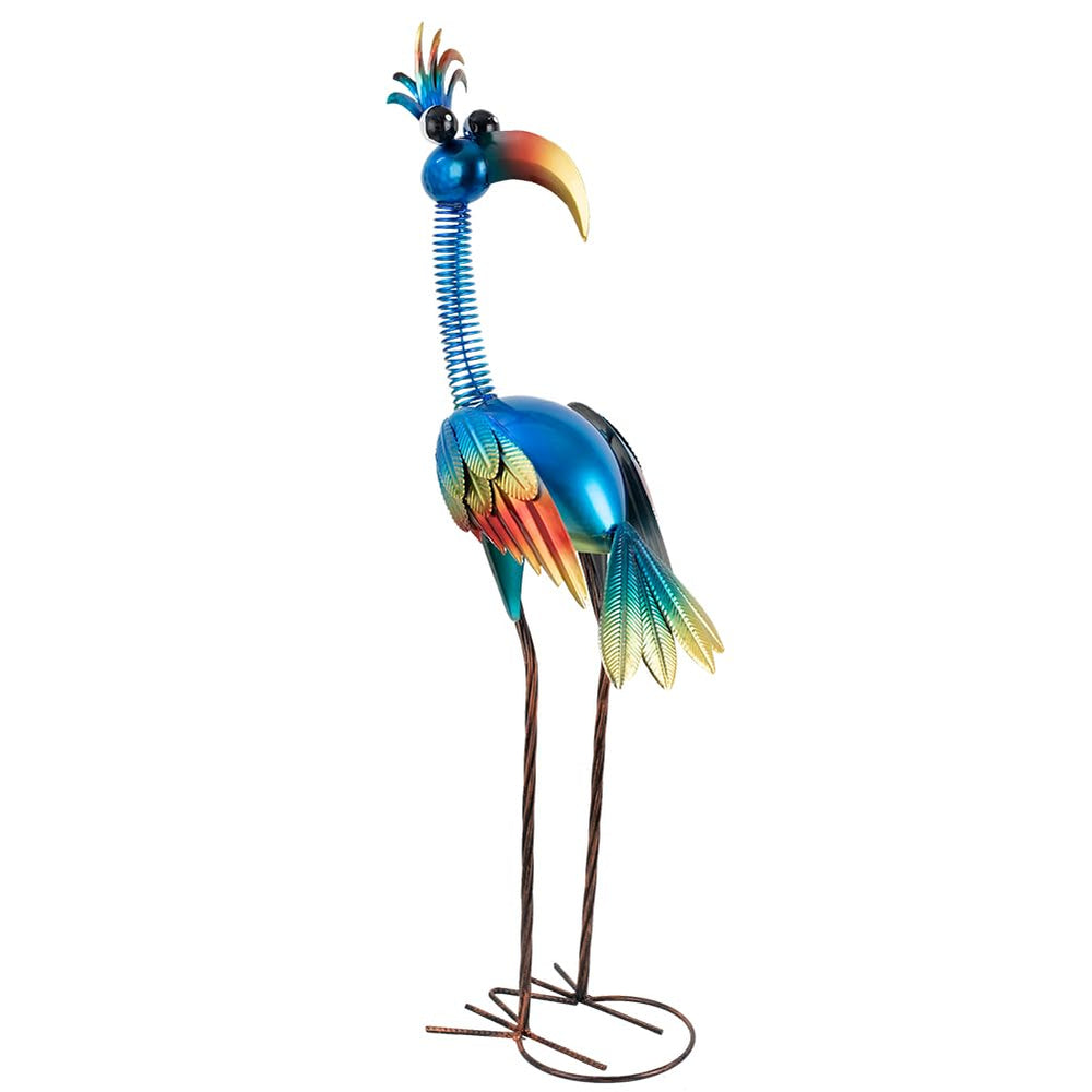 DREAMSOUL front view of metal bird showing playful design and curb appeal