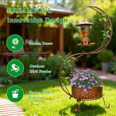 DREAMSOUL mesh feeder top detail enabling easy seed access