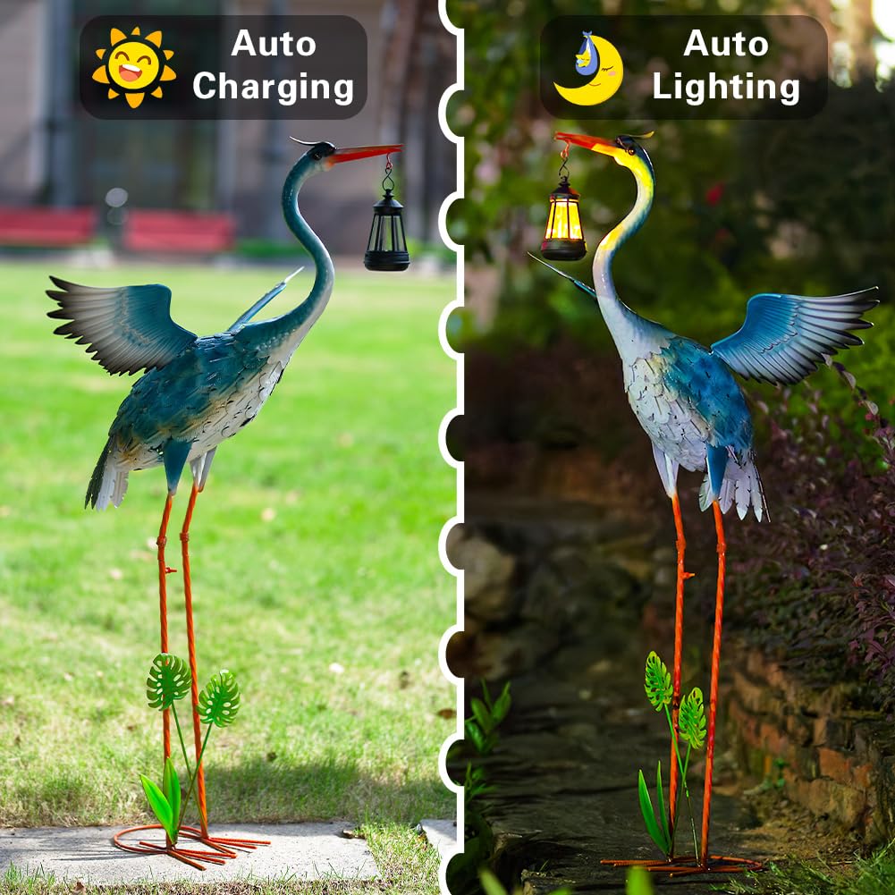 DREAMSOUL weighted feet and decorative leaf base showing stability on grass and patios