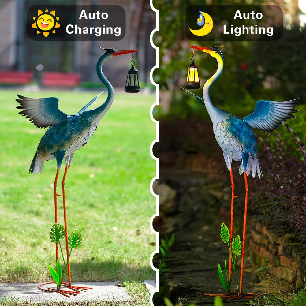 DREAMSOUL weighted feet and decorative leaf base showing stability on grass and patios