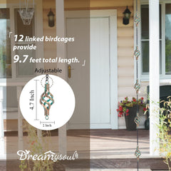 dreamysoul close-up of iron birdcage cup detail highlighting water flow control benefit