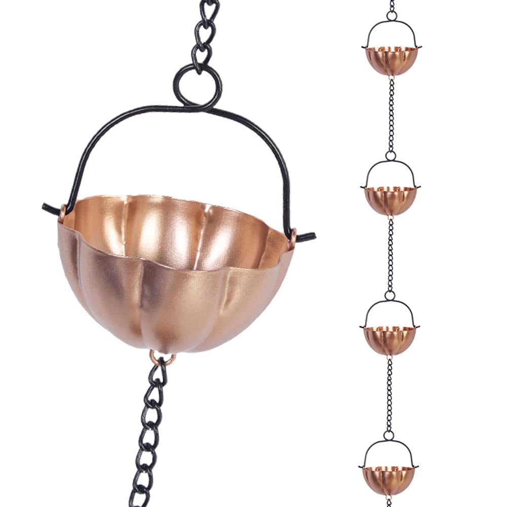dreamysoul front view showing 12 flower cups and decorative finish, enhances curb appeal