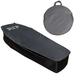 DredQcco front view pop up coffin showing life-size silhouette and dramatic look