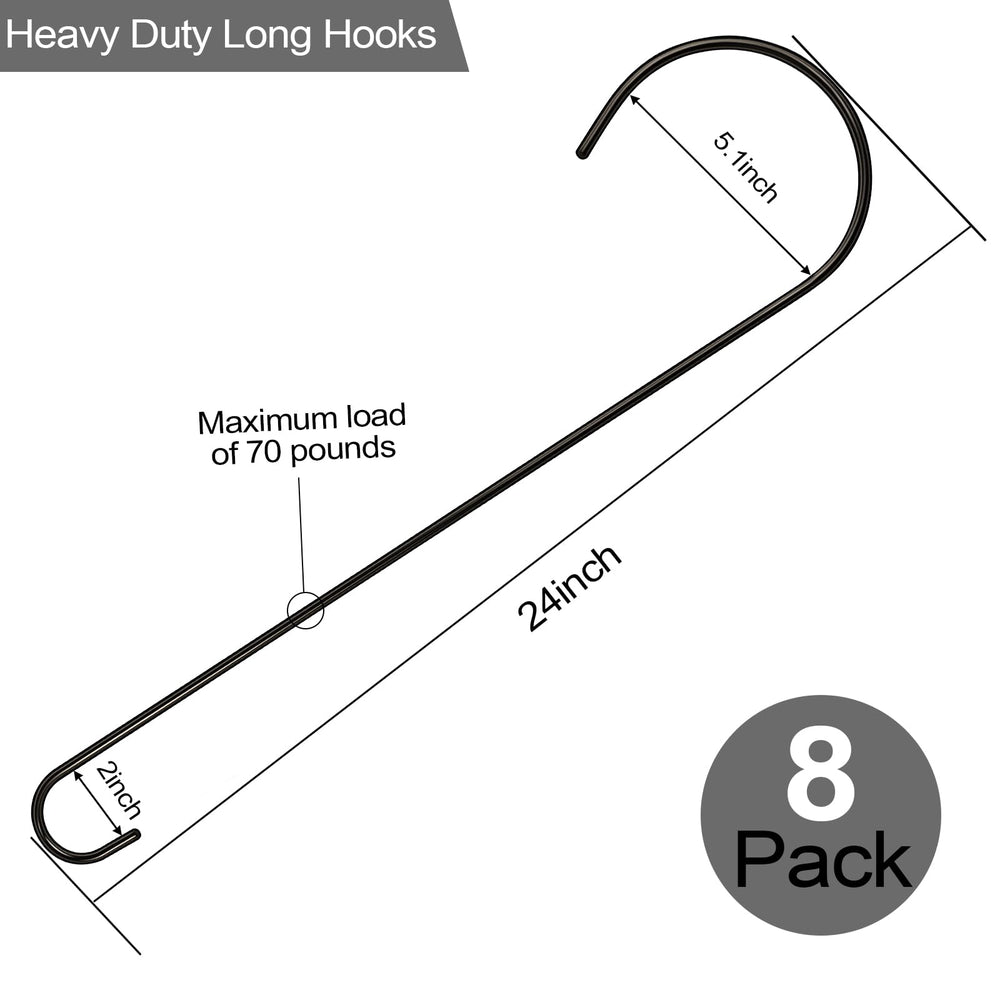 Dreecy hook installed on a tree branch holding a feeder for easy access