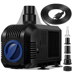 Dreyoo pump front view showing compact body and inlet for easy placement and durable performance