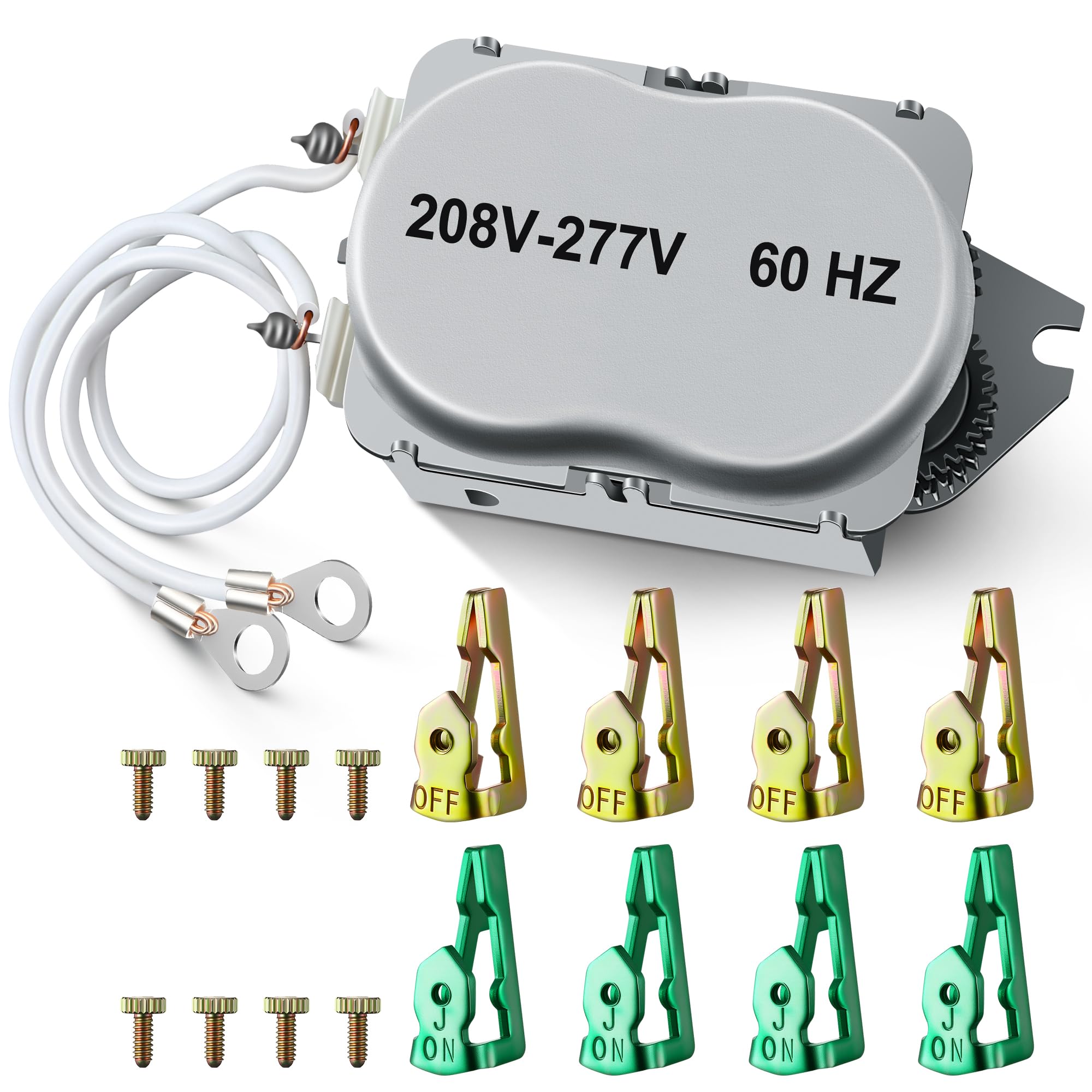 Dreyoo replacement motor front view showing mounting and connectors, enables quick timer repair