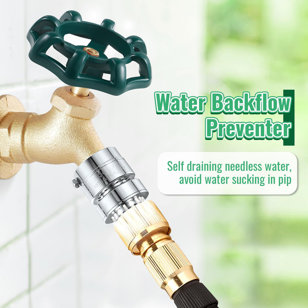 Dreyoo in garden scene showing weather-resistant outdoor backflow prevention