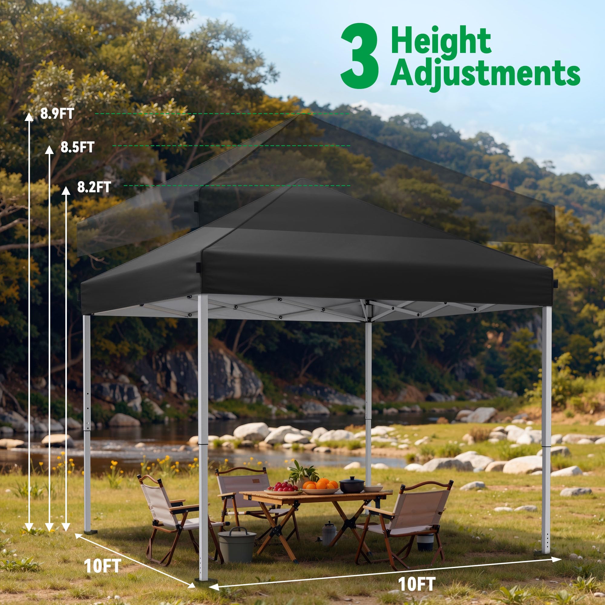 Driftalia canopy fabric close-up showing UPF 50+ protection benefit