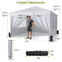 Driftalia canopy used as a vendor booth providing shaded workspace