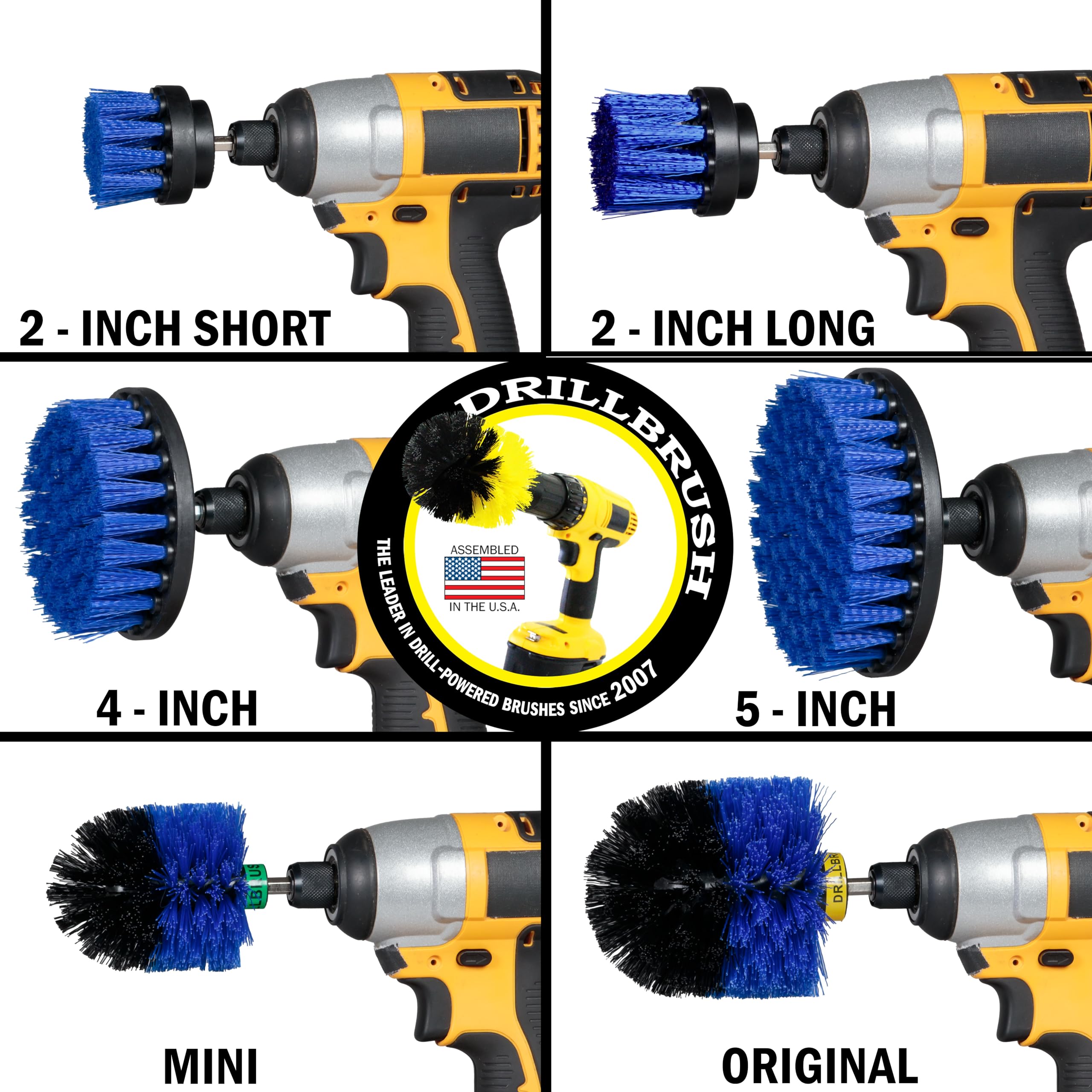 Drillbrush used on boat deck in lifestyle scene saving cleaning time