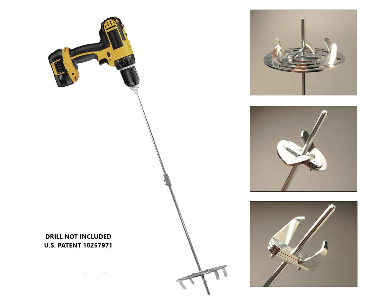 DRILLTILL tilling head closeup showing durable blades for efficient aeration