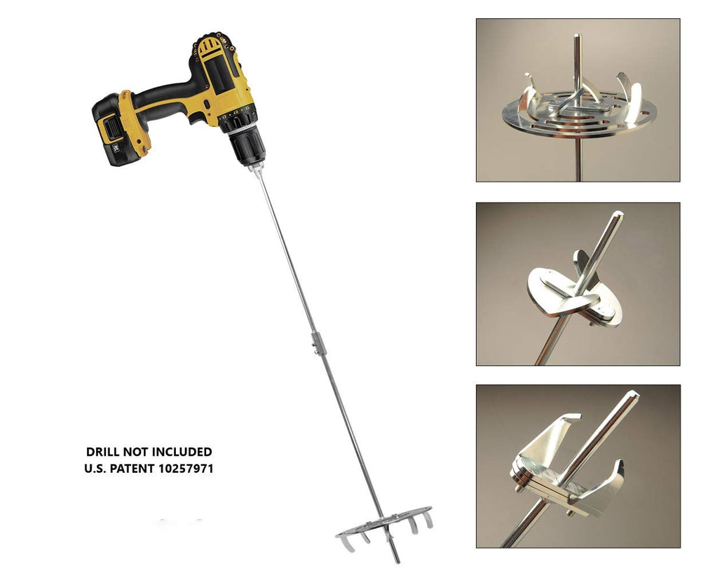 DRILLTILL tilling head closeup showing durable blades for efficient aeration