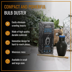 Dr. Killigan's Insect Buster funnel close-up illustrating wide-mouth fill for less mess