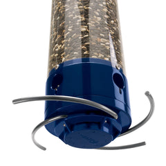 Droll Yankees internal baffle and seed flow detail ensuring consistent distribution and fewer clogs