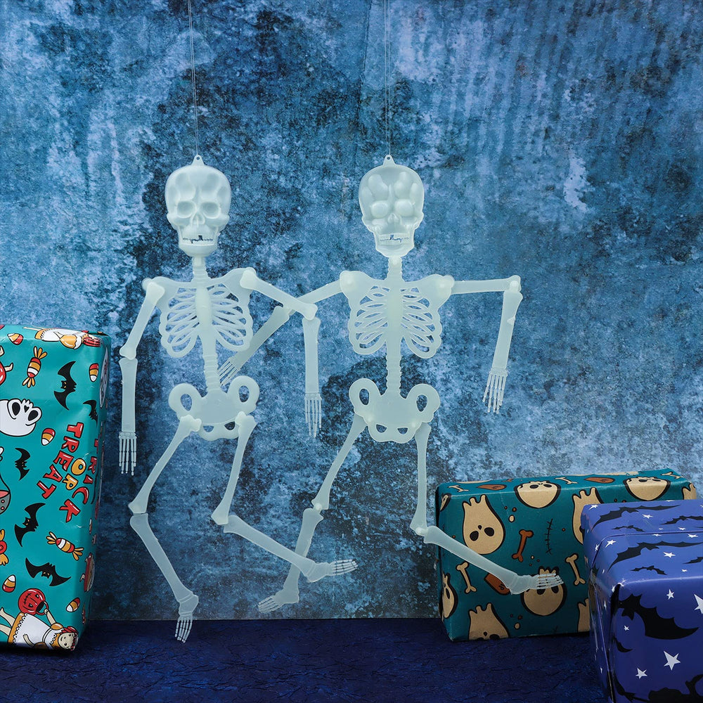 Droutti skeletons in a Halloween party scene showing festive atmosphere benefit
