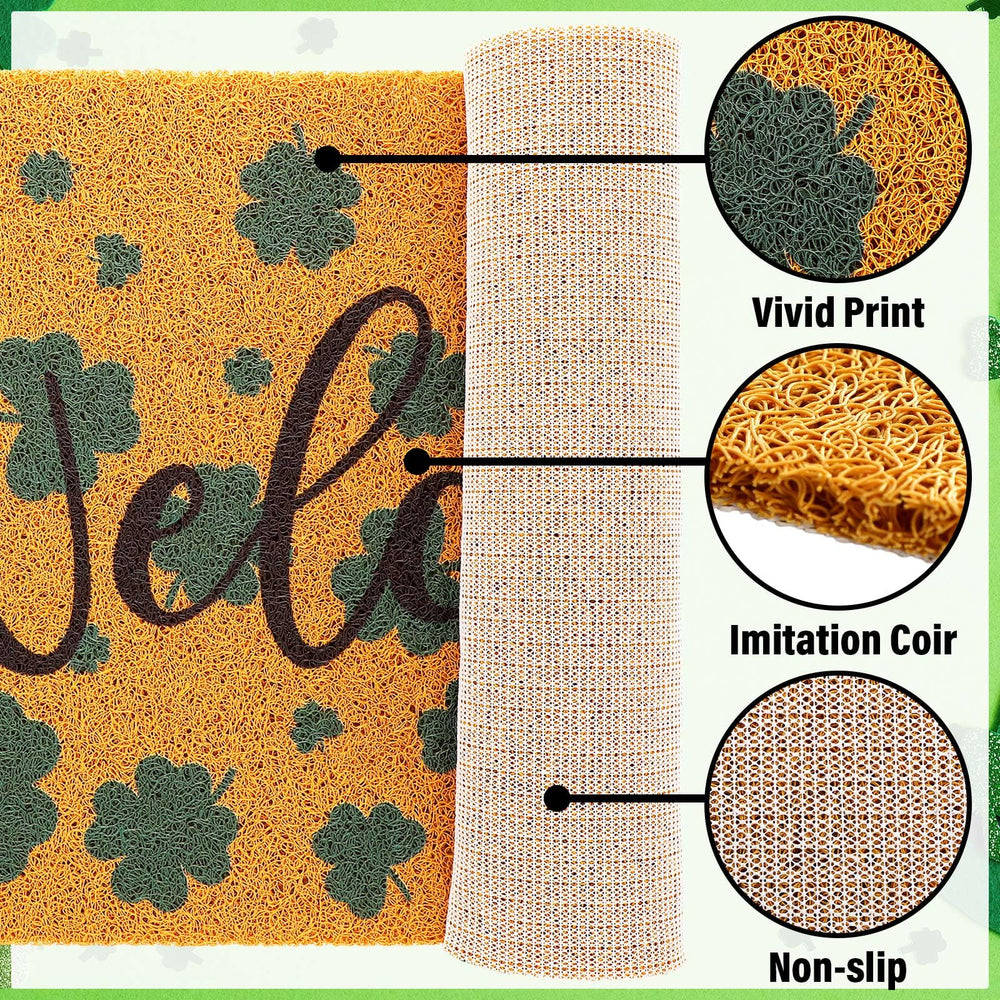 Drydiet non-slip rubber backing detail keeping mat secure and safe