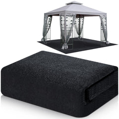 Drydiet front view of unfolded 11x11ft mat showing full coverage and protection