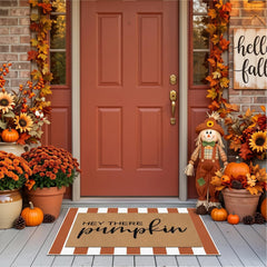 Drydiet doormat set beside a door to show scale and clearance benefits