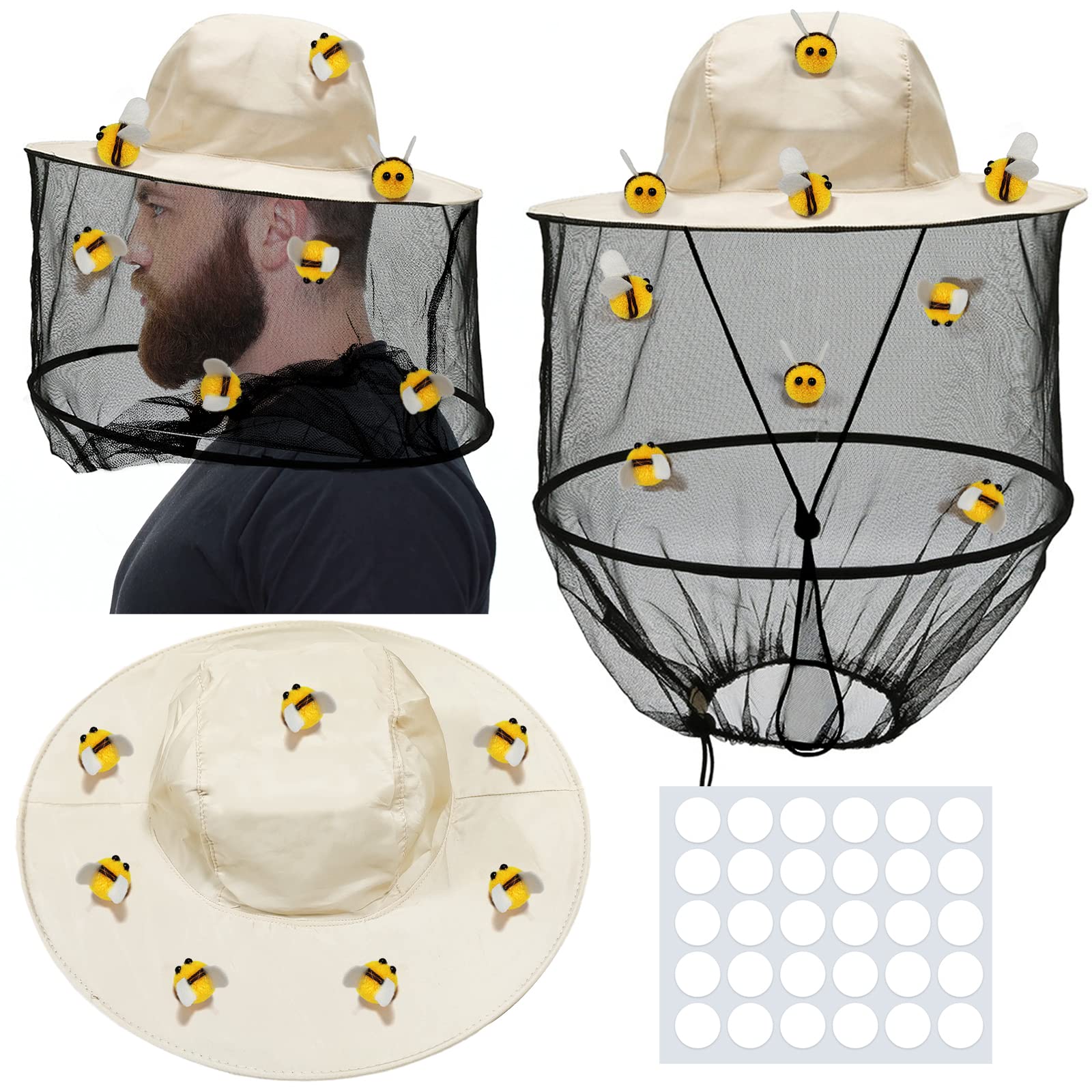 DTESL front view two hats showing full coverage and easy wear