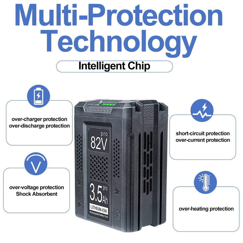 DTK battery side label with specs showing certified safety benefit