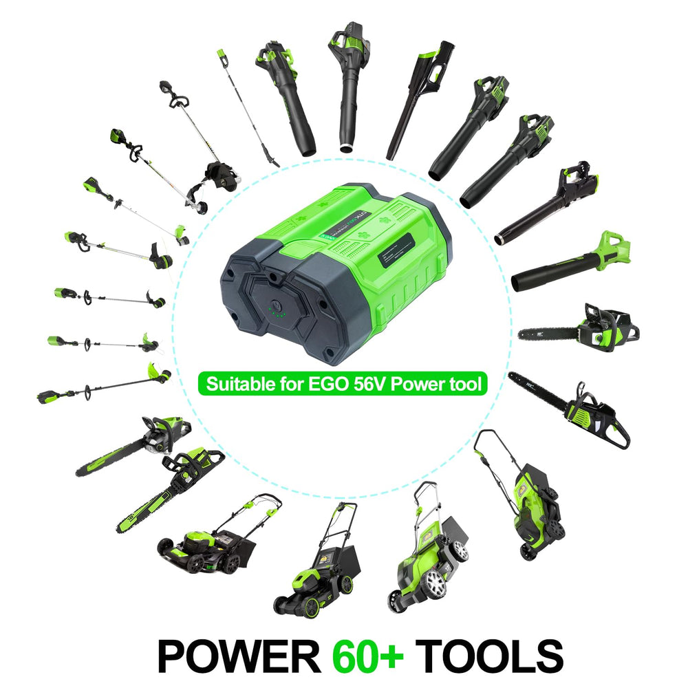 DTK battery held in hand for scale demonstrating compact portable size