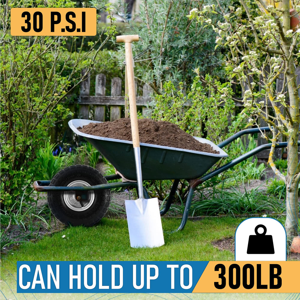 Dualso installed on garden wagon in yard enabling steady load transport