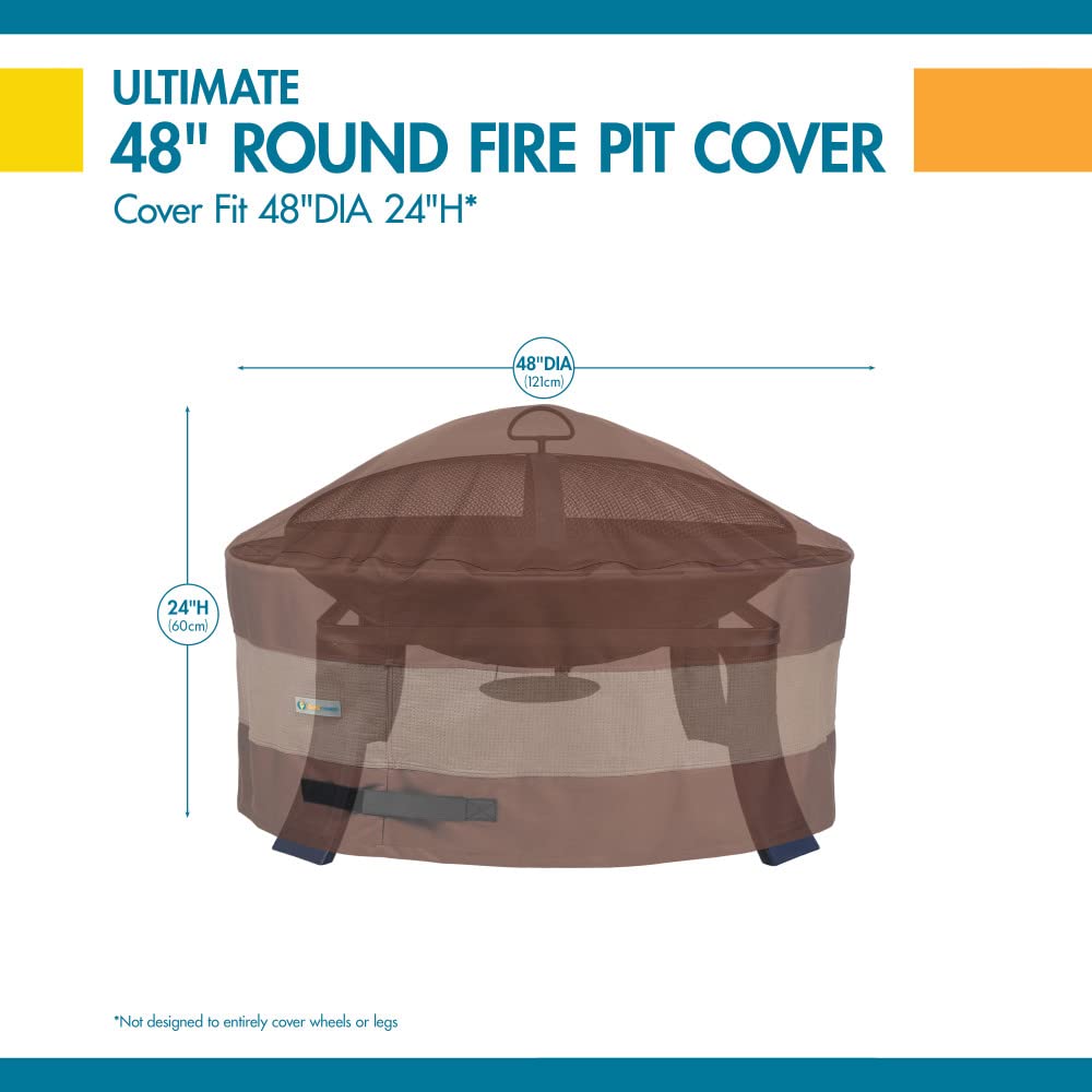 Duck Covers rip-n-grip straps securing the cover tightly during windy conditions