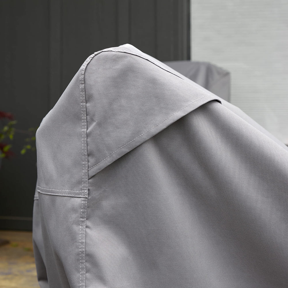 Duck Covers handle being used to pull cover into place for easier installation