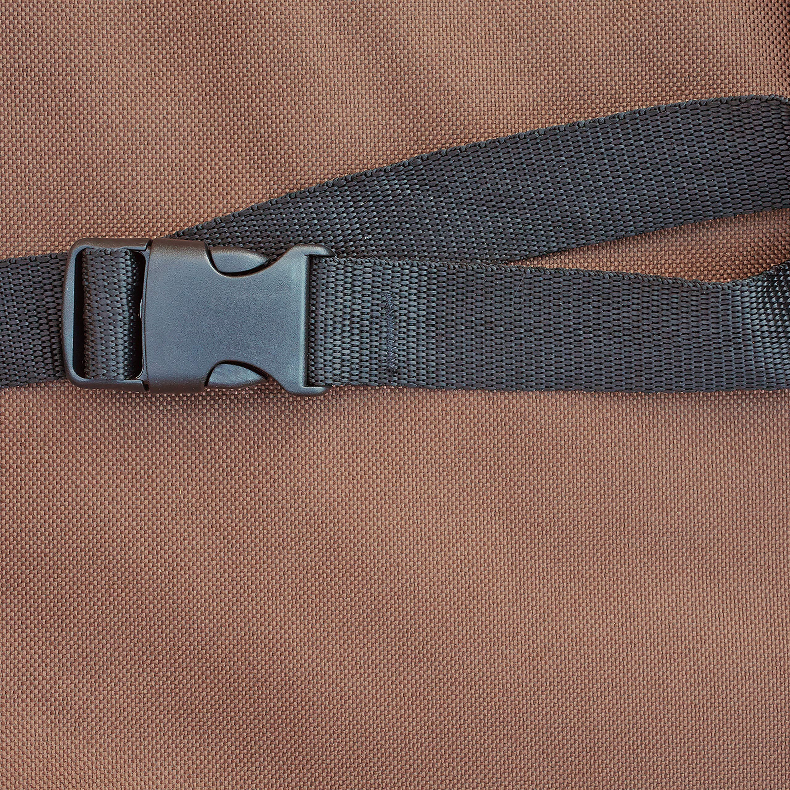 Duck Covers label and warranty tag close-up indicating two-year protection