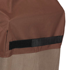 Duck Covers close-up of taped seam and fabric offering leak prevention