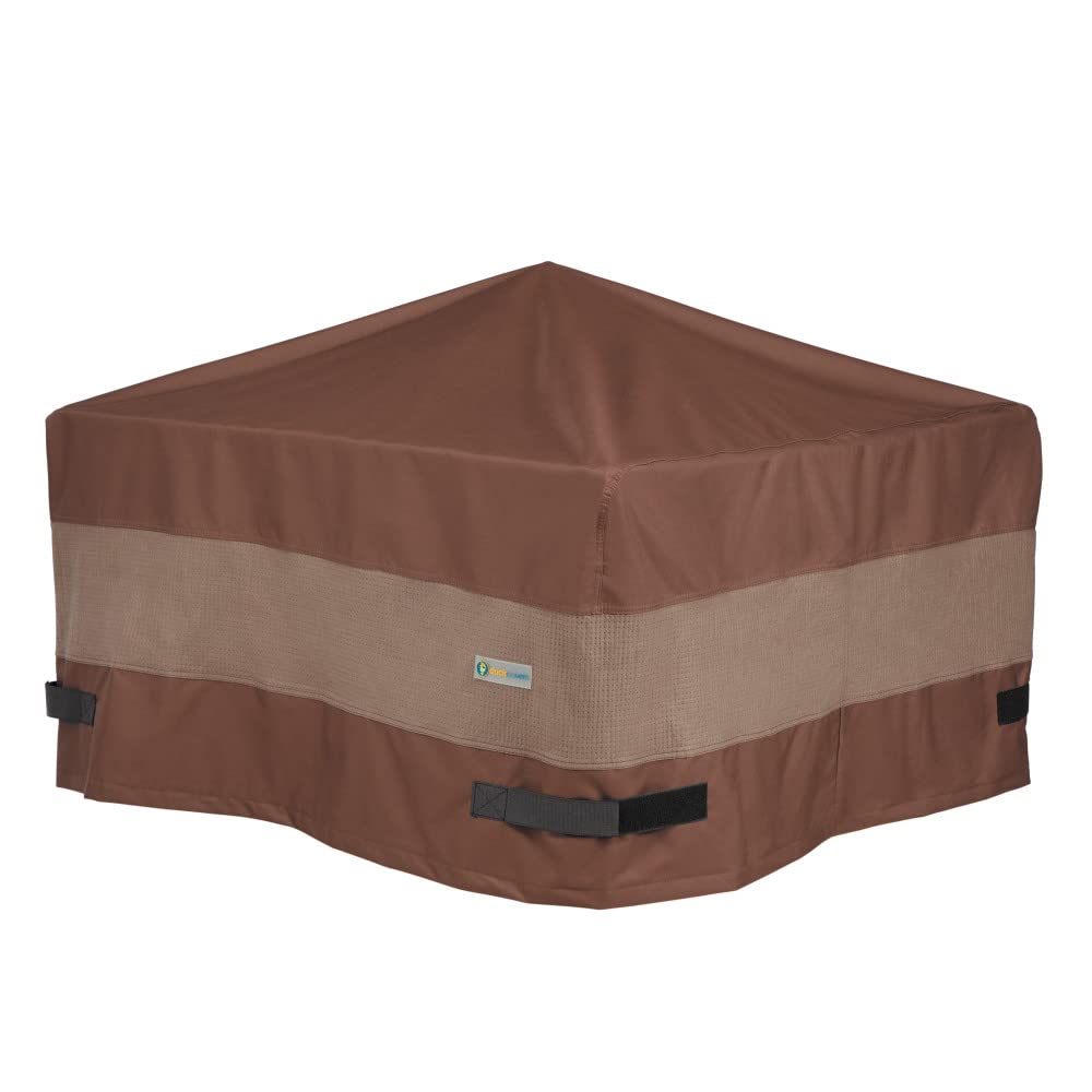 Duck Covers front view of 38-inch square cover showing full fit and protection