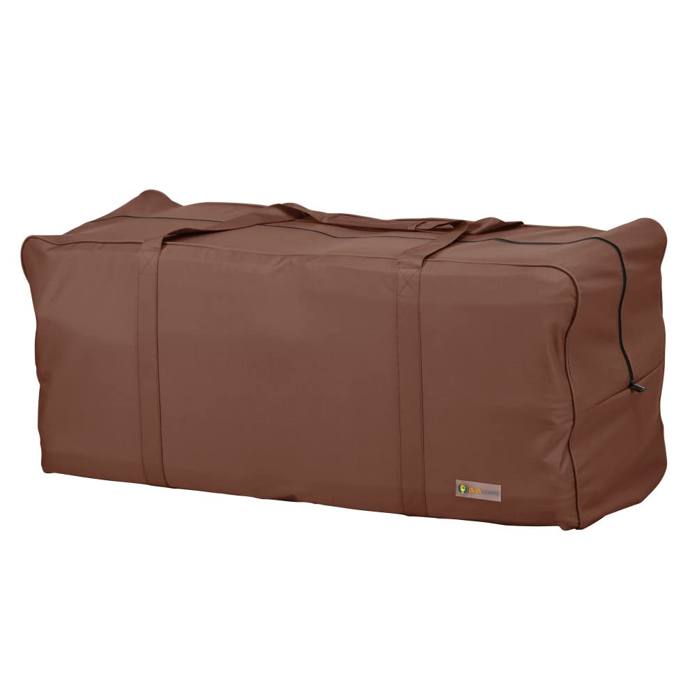 Duck Covers front view of 48 inch cushion bag showing full protection and neutral color