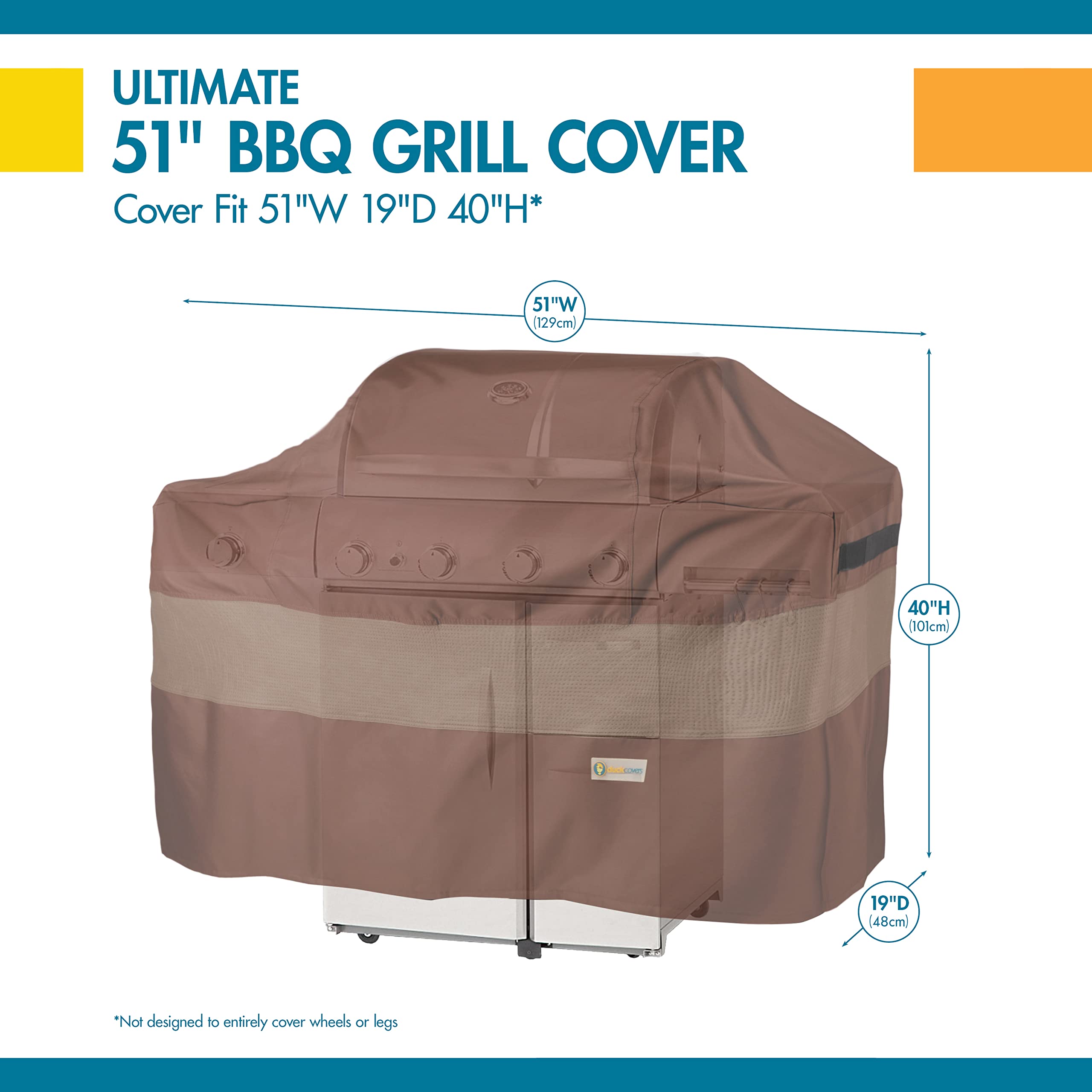 Duck Covers on a patio over a grill demonstrating outdoor protection and style