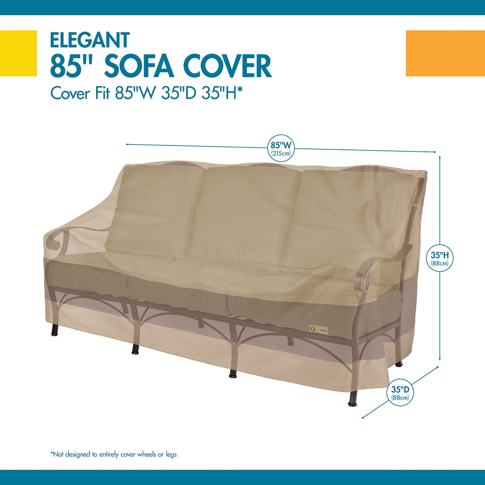 Duck Covers shedding rainwater effectively to keep furniture dry