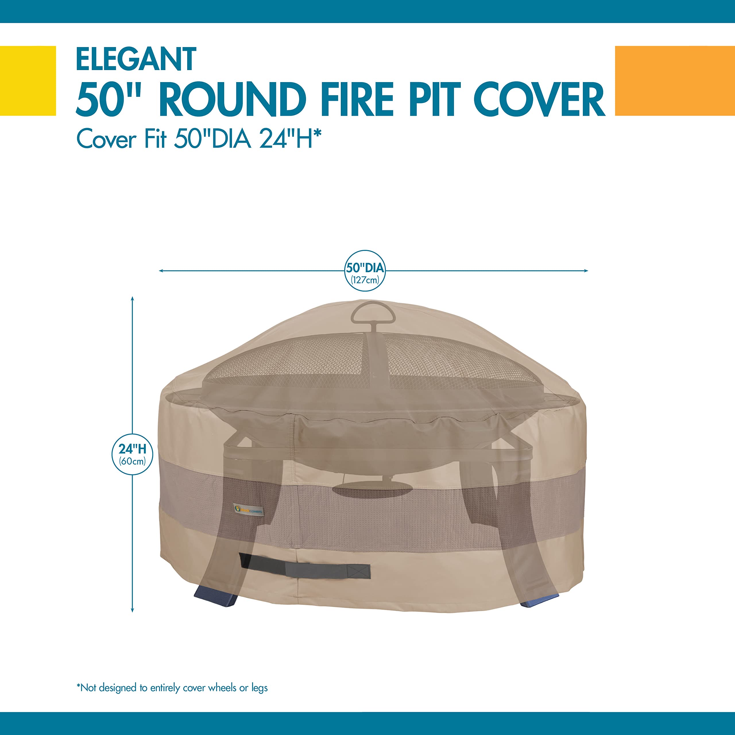Duck Covers cover shown with tape measure illustrating fit accuracy