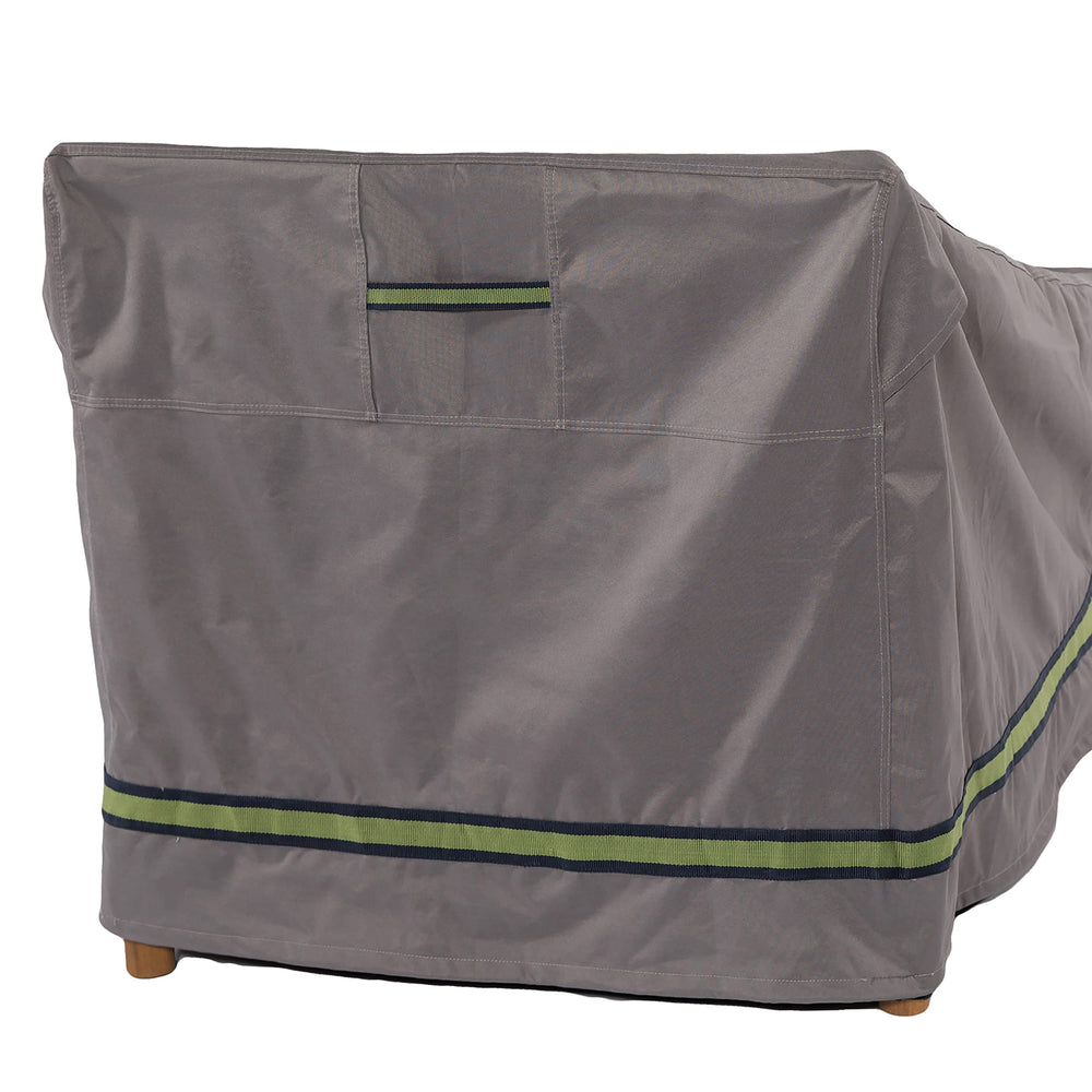 Duck Covers close-up of durable fabric texture offering weather resistance benefit