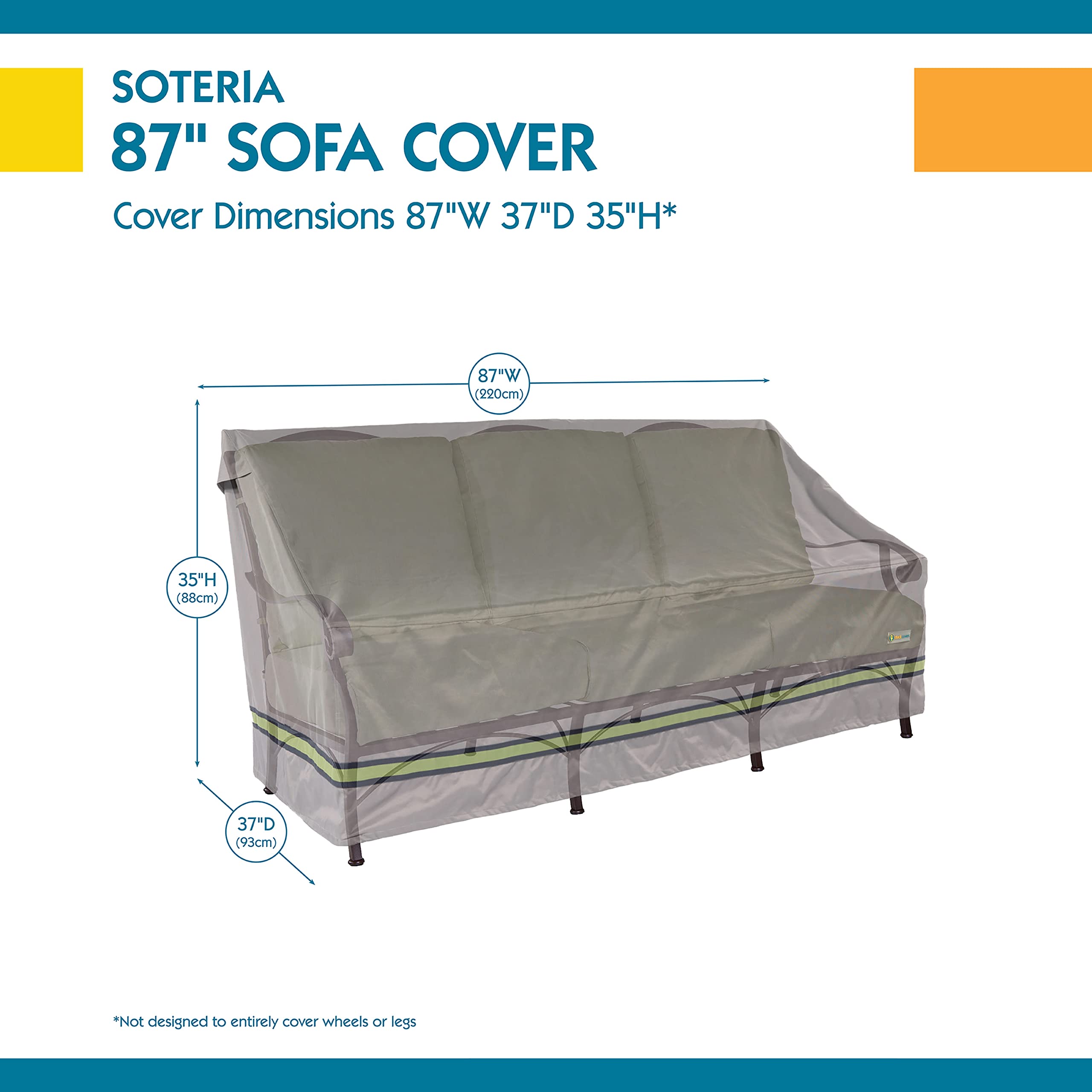 Duck Covers folded cover in storage illustrating compact, tidy stowage