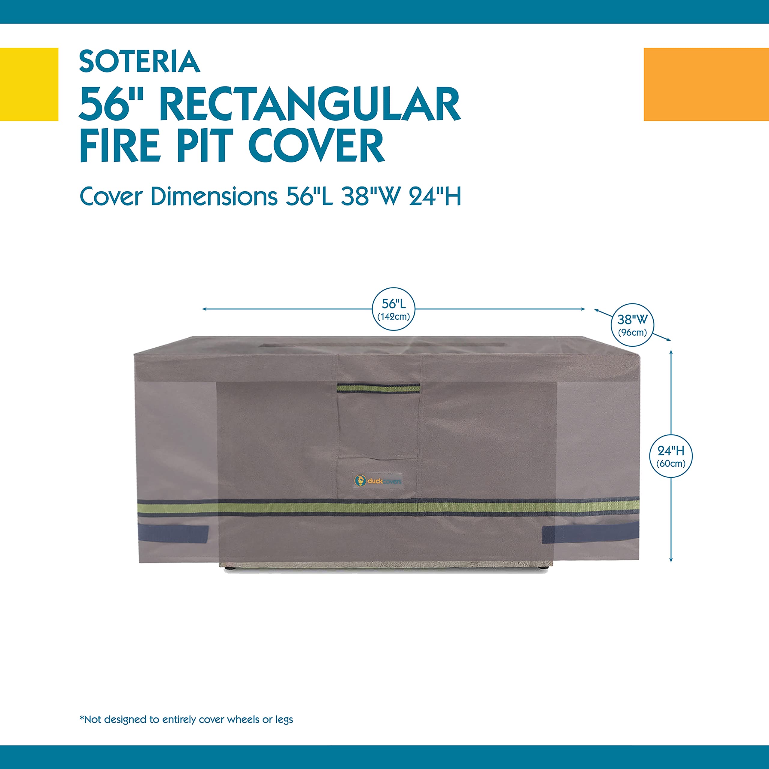 Duck Covers Soteria sporty webbed accent detail enhancing structure
