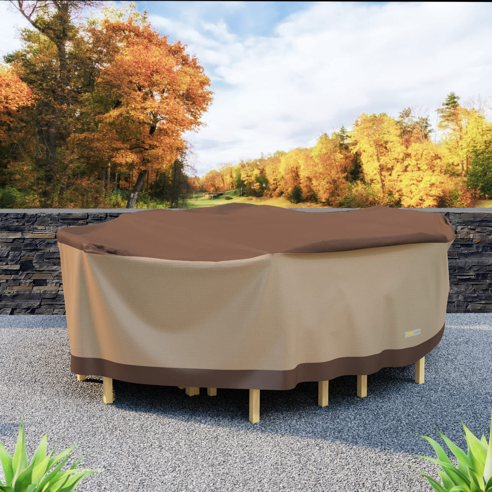 Duck Covers folded compactly for storage saving space when not in use