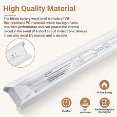 DuckcowsC wand opened with twelve AA batteries showing quick replacement benefit