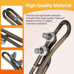 DuckcowsC titanium tube detail highlighting corrosion resistance and long service life