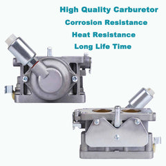 DUCTAIL carburetor installed on lawn tractor engine illustrating correct fitment benefit