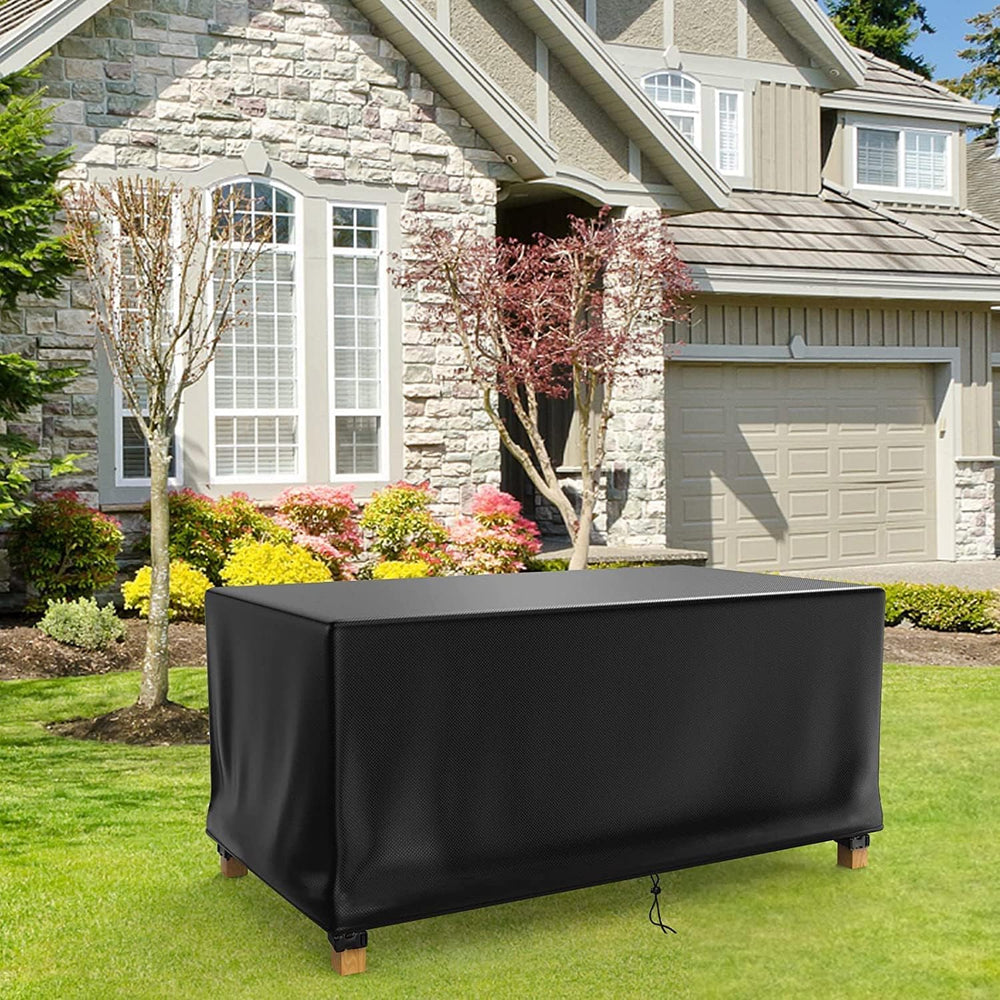 DUDSOEHO folded cover in storage bag for compact offseason convenience