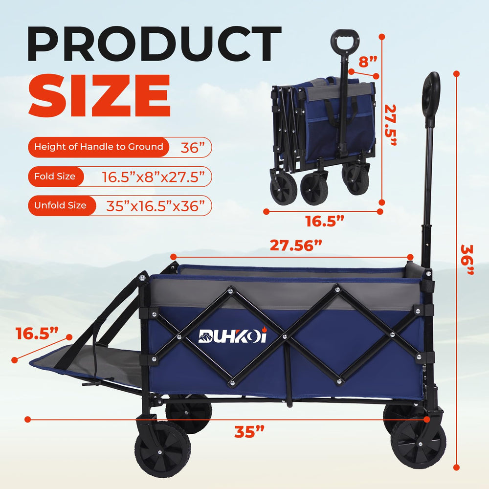 DUHKOI side view with tailgate open providing extra cargo space