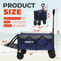 DUHKOI side view with tailgate open providing extra cargo space