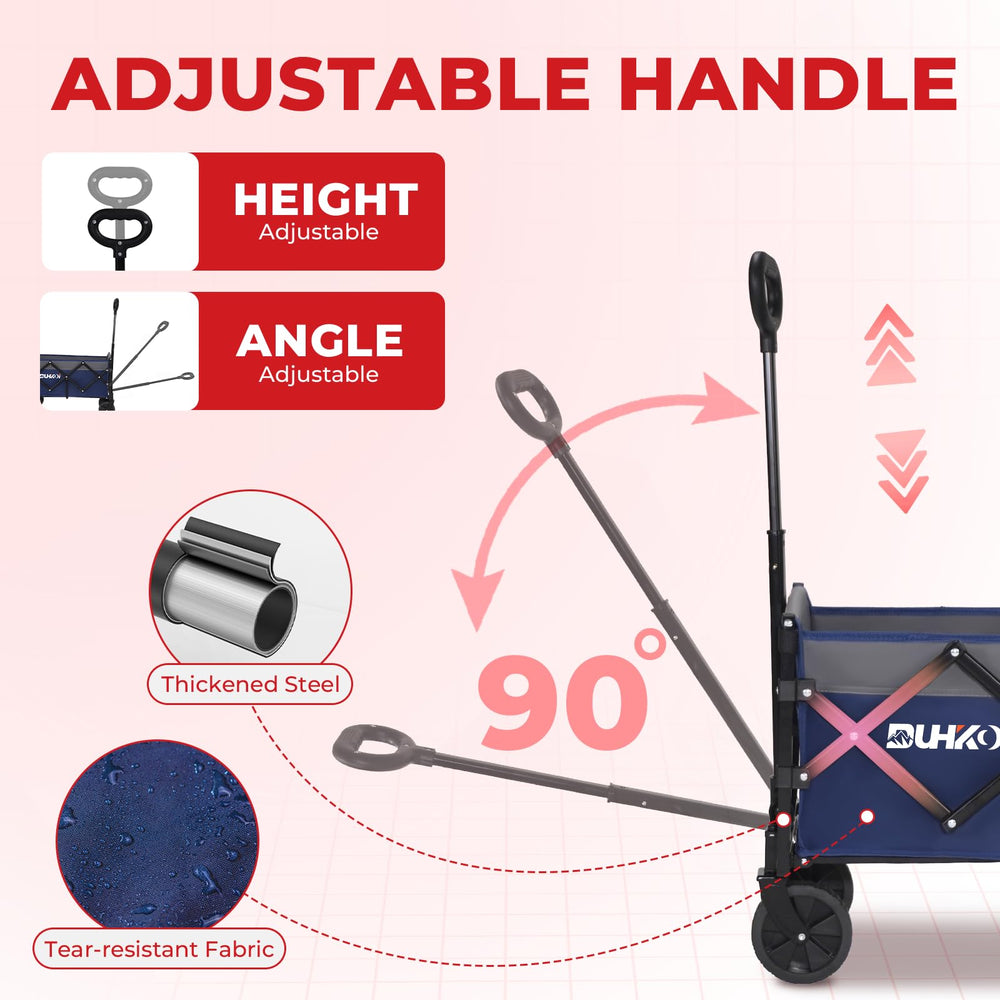 DUHKOI durable 600D Oxford fabric texture showing easy cleaning