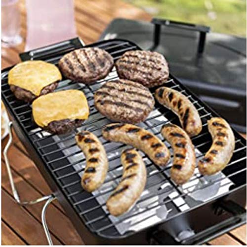 Duke Grills Omaha folded legs used as handles showing easy carrying benefit