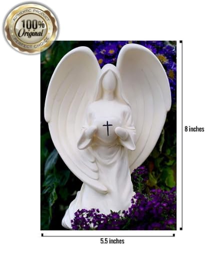 Dulaya Memories In Art angel placed in a garden as a peaceful remembrance display