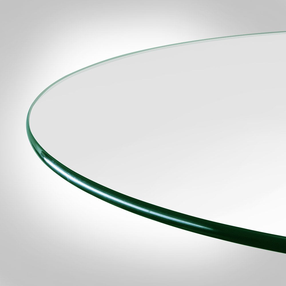 Dulles Glass top on wood table lifestyle image showing furniture protection