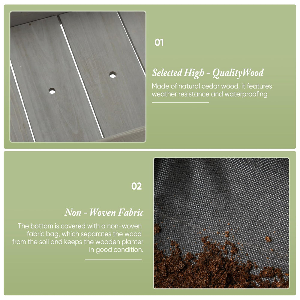 DUMOS interior liner detail preventing soil loss while allowing drainage